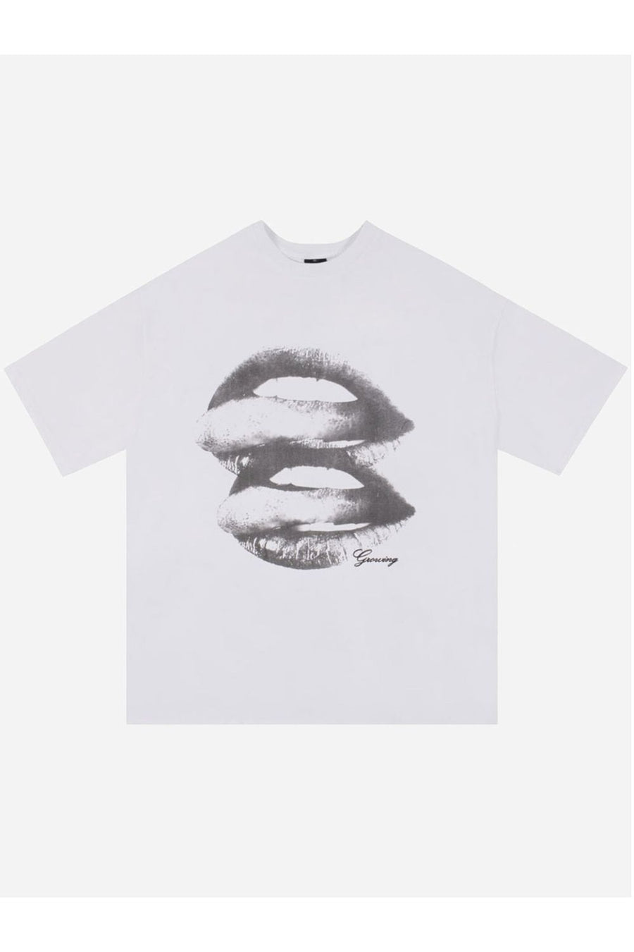 T-SHIRT MIT LIPPENPRINT