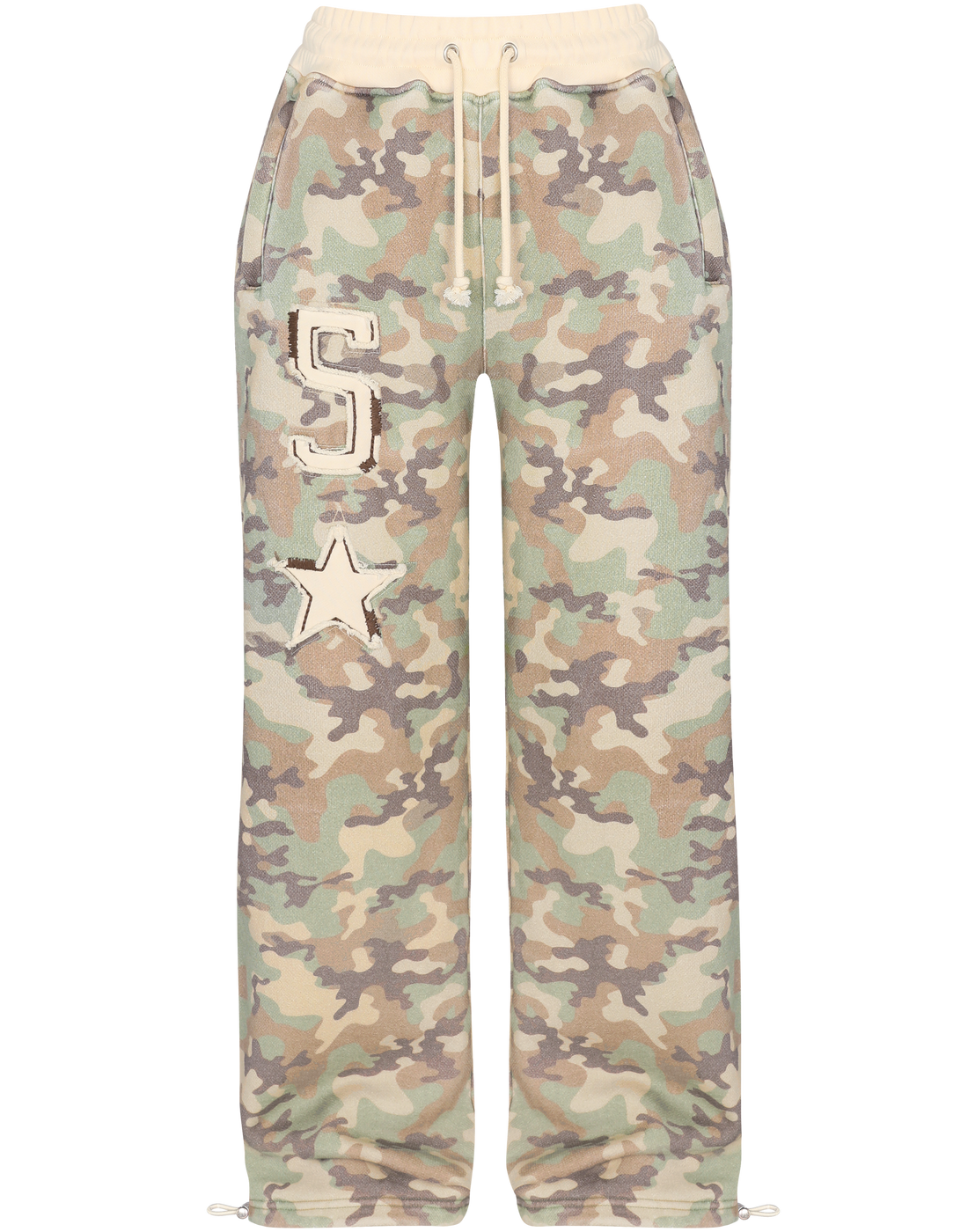 CAMO TRACKIE - MILITARY GREEN & PINK