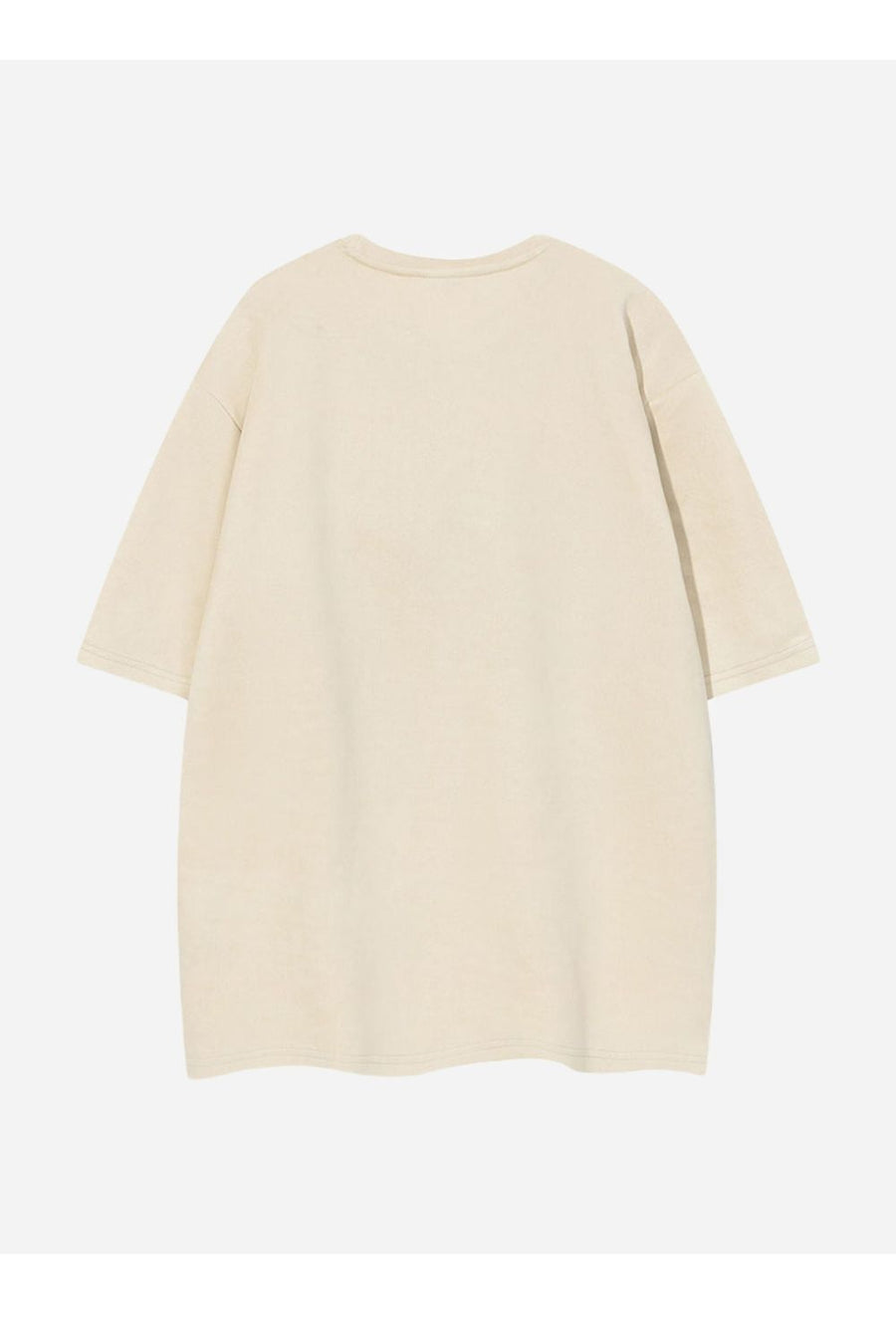 T-SHIRT MIT UNERSCHÜTTERLICHEM
PLAN-DRUCK