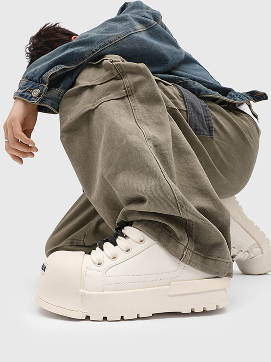 MONOCHROME CHUNKY TREAD
SNEAKERS
