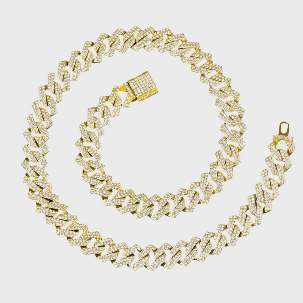 Iced Out Chain - Gold