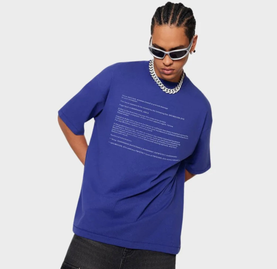 Printed Text T-Shirt