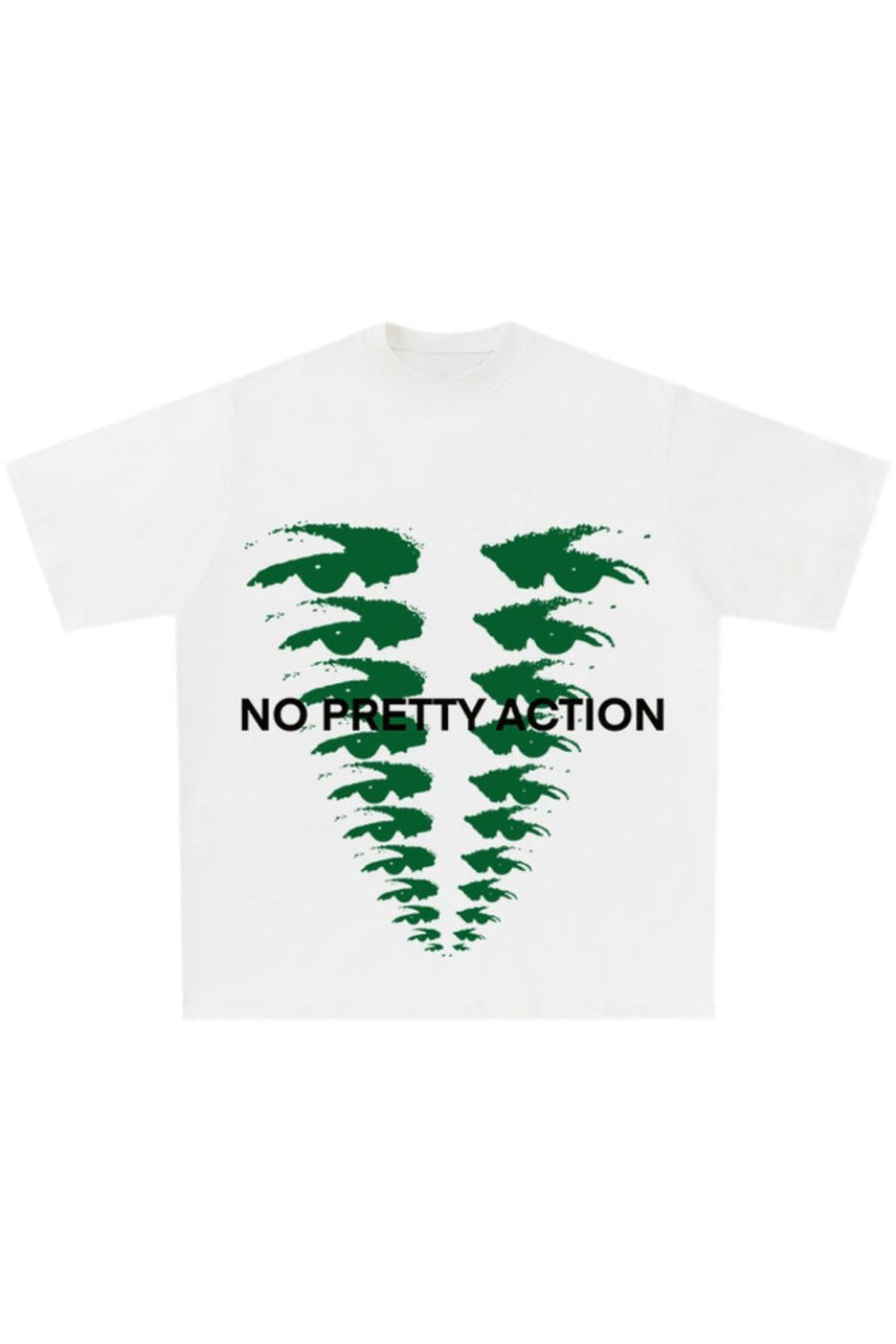 GRAPHIC TEE 'NO PRETTY ACTION'