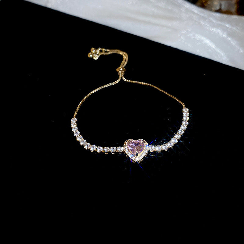 Scarlet Love – Heart of Fire Bracelet