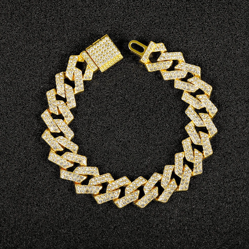 Iced Out Bracelet - Gold
