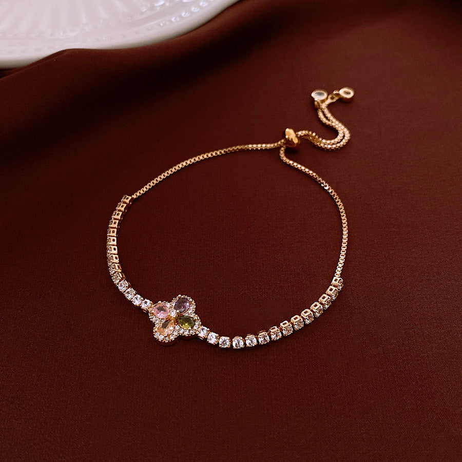 Aurora Papillon – Rainbow Crystal Bracelet