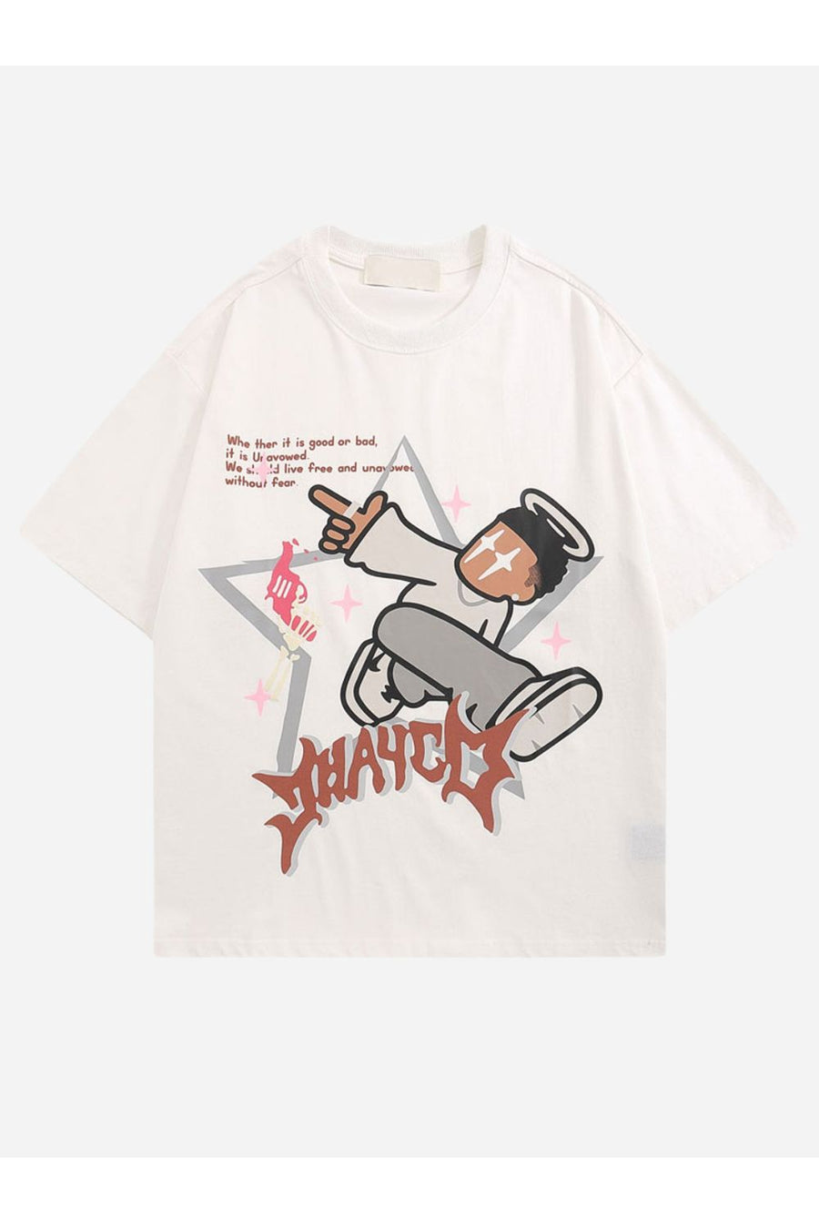 T-SHIRT MIT SPRUNGDRUCK