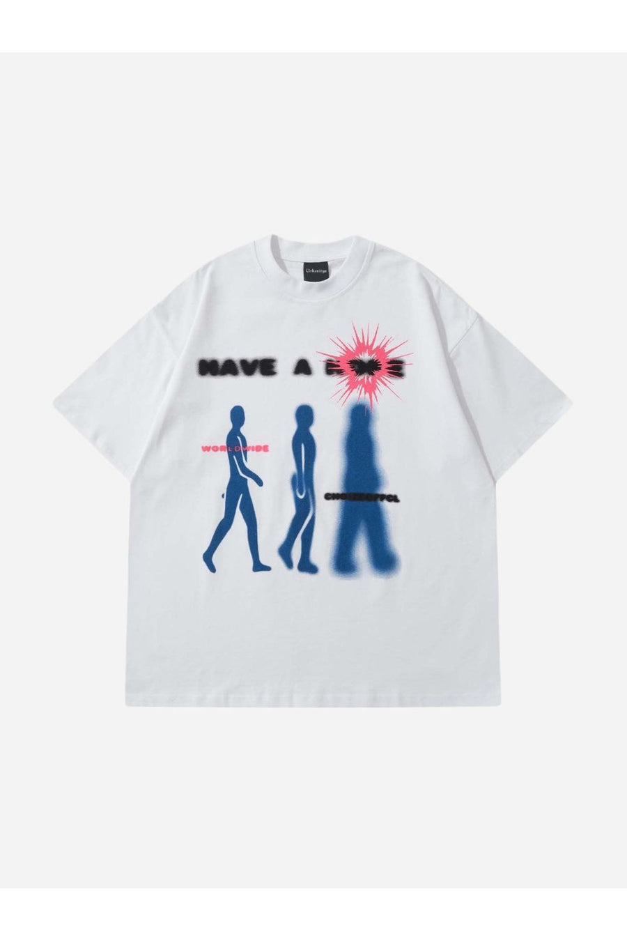 T-SHIRT MIT GRÜNEM DRUCK