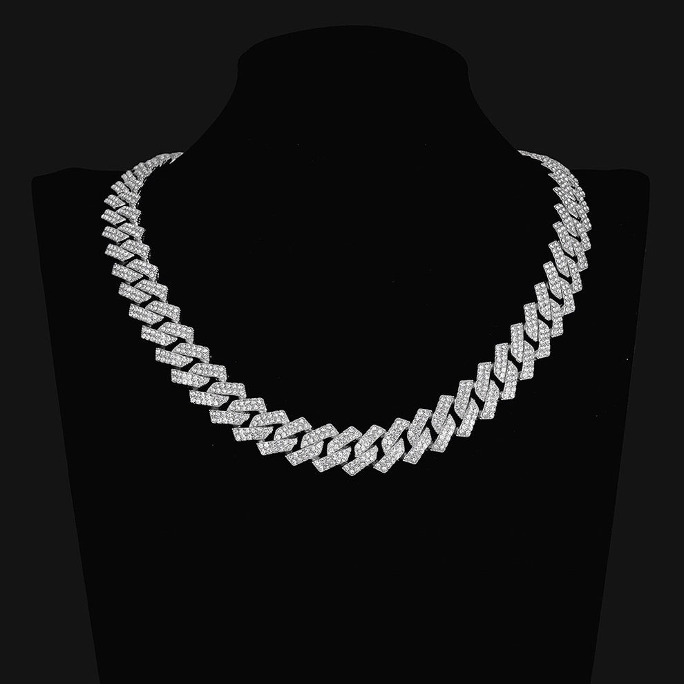 Iced Out Chain - Silver