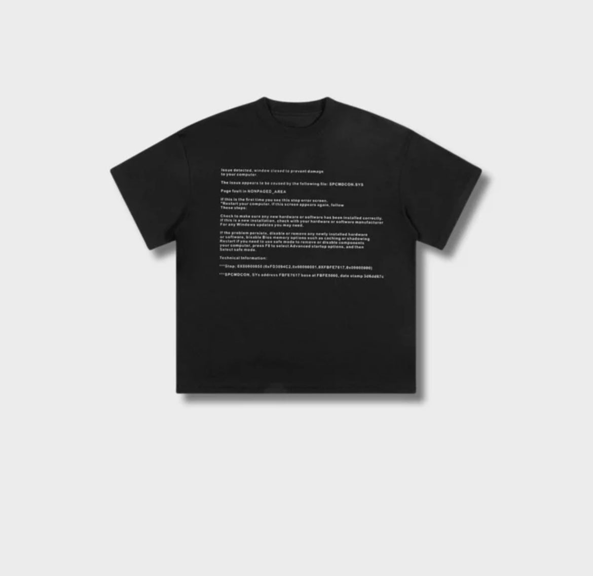 Printed Text T-Shirt