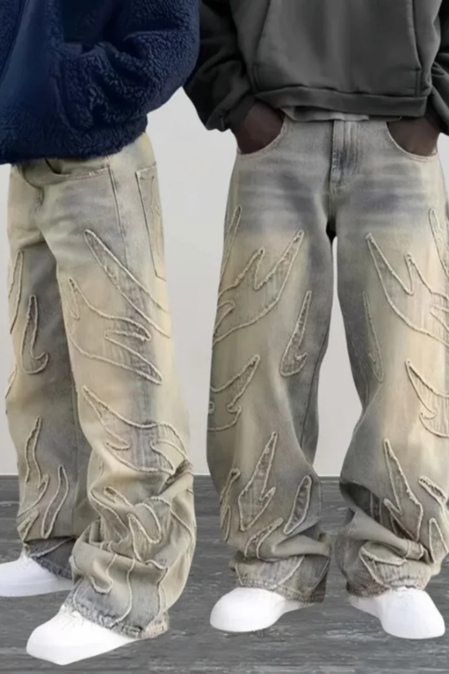 'RAW EDGE' BAGGY-HOSE