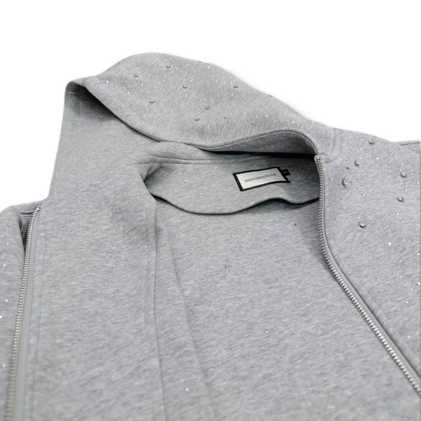 Crystal Zip Hoodie