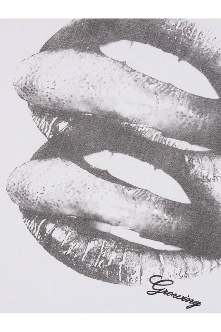 T-SHIRT MIT LIPPENPRINT