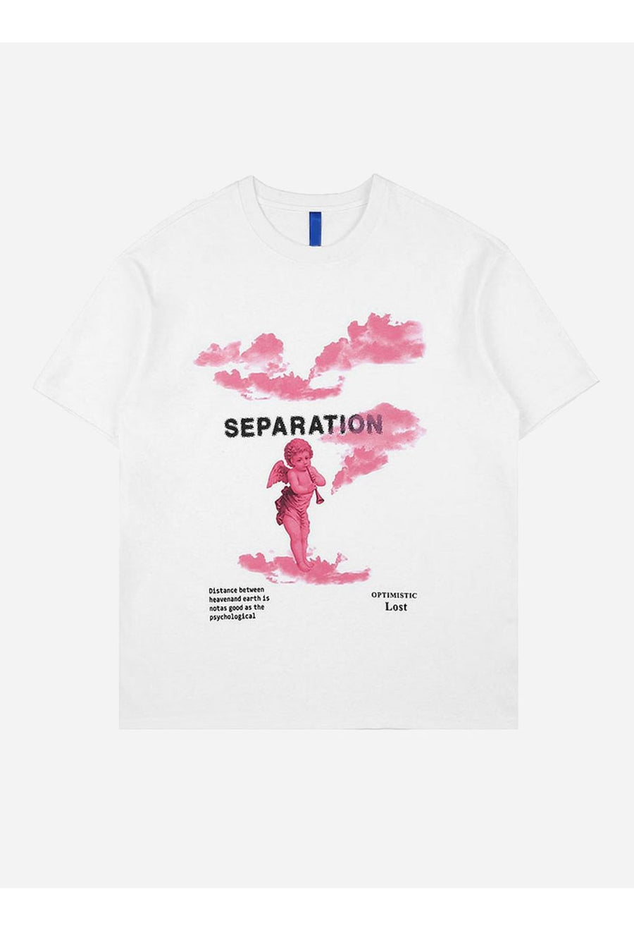 T-SHIRT MIT TRENNUNGSDRUCK