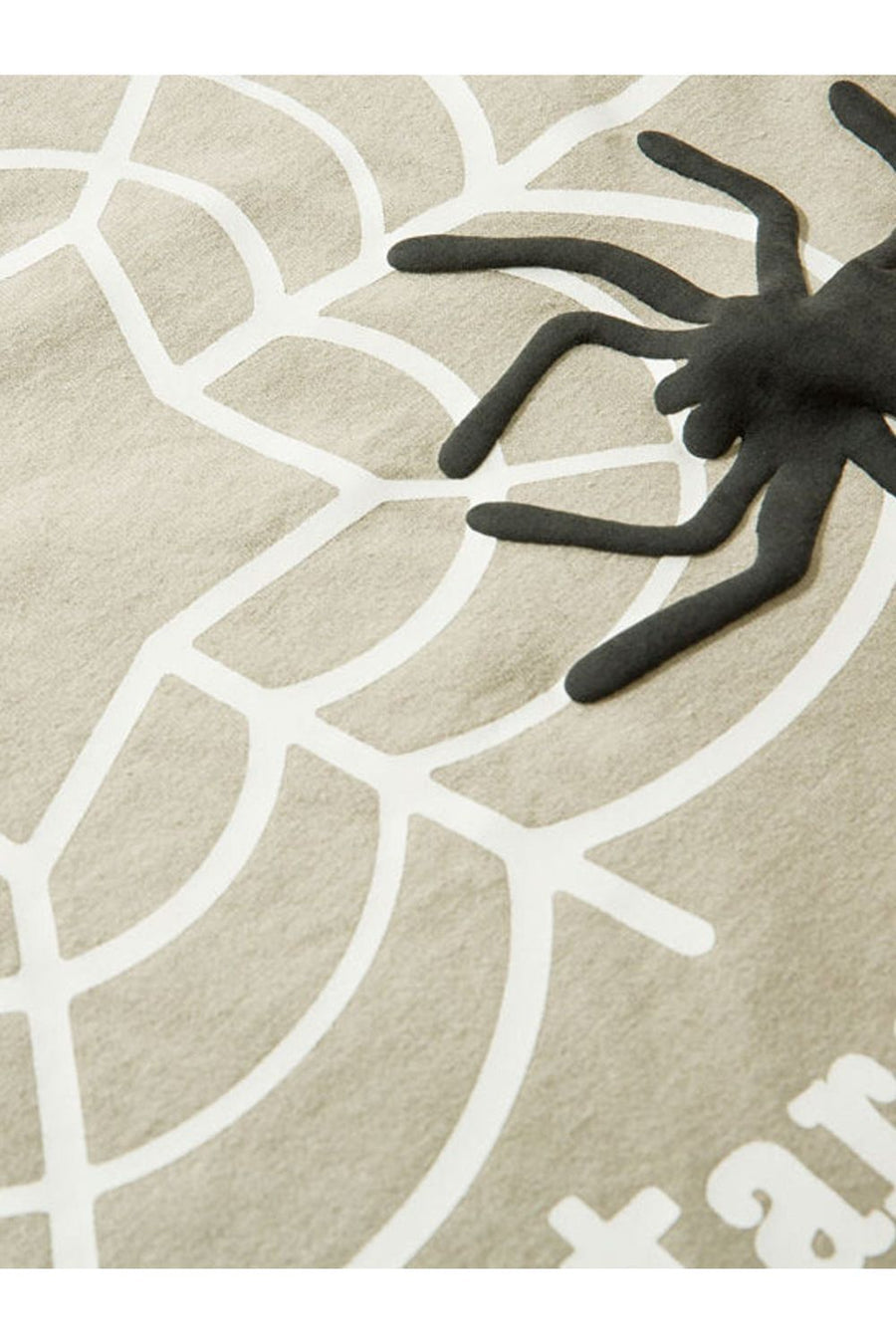 T-SHIRT MIT PUFFER-SPIDER-DRUCK
