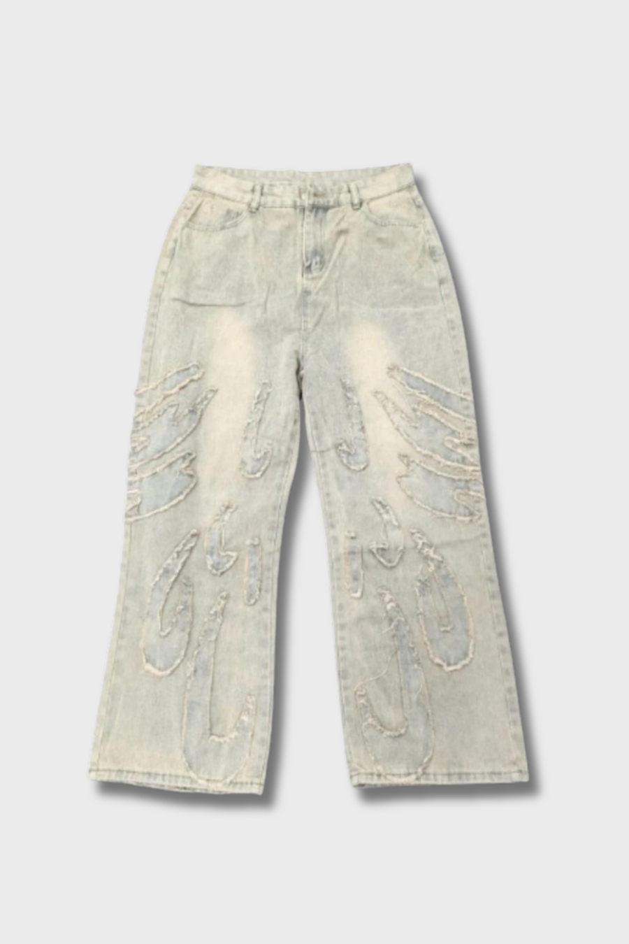 'RAW EDGE' BAGGY-HOSE
