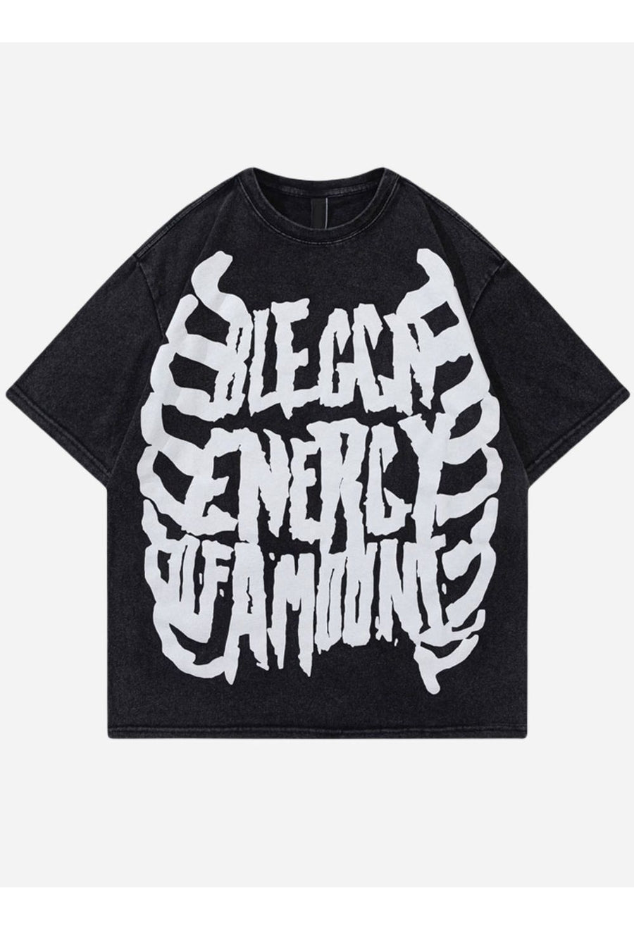 T-SHIRT MIT BLEGGN-DRUCK