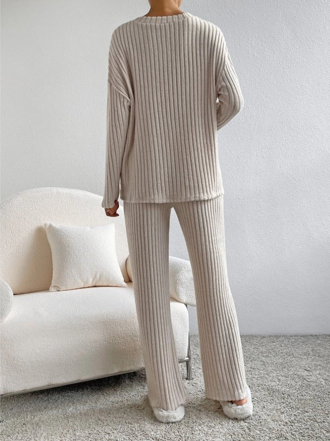 Cozy Chic Rippdstrick-Set