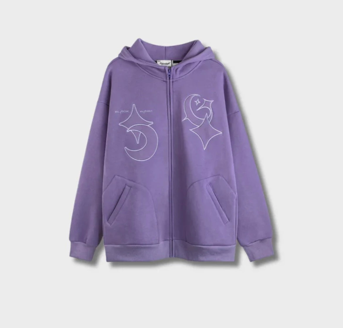 Patch Zip-Hoodie