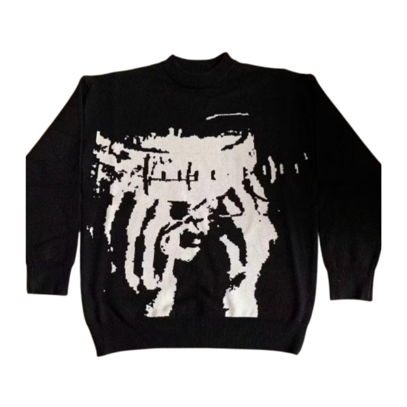 DEMON KNITTED SWEATER
BLACK