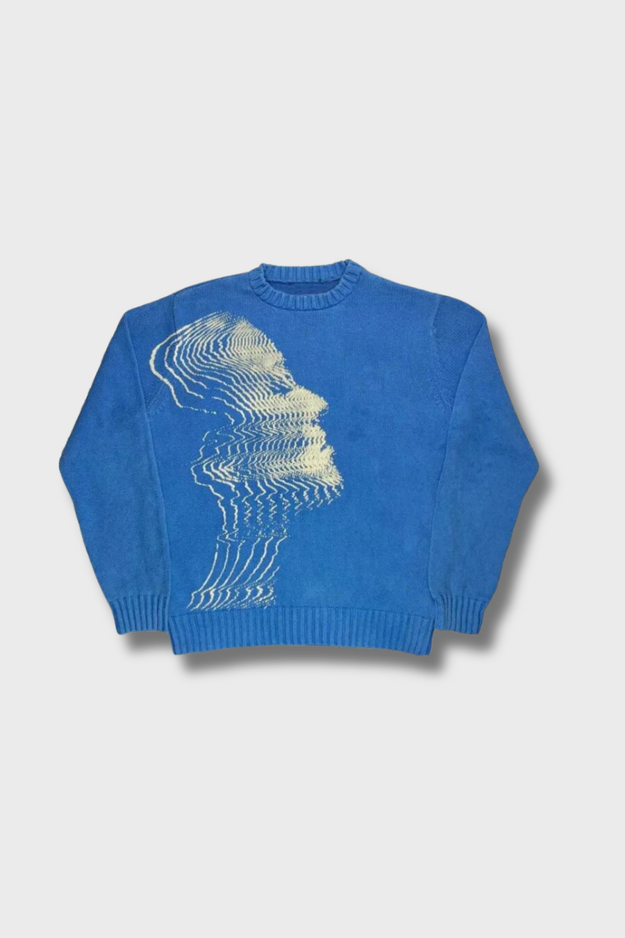 'VIBRATIONS' GRAFIK STRICKPULLOVER
