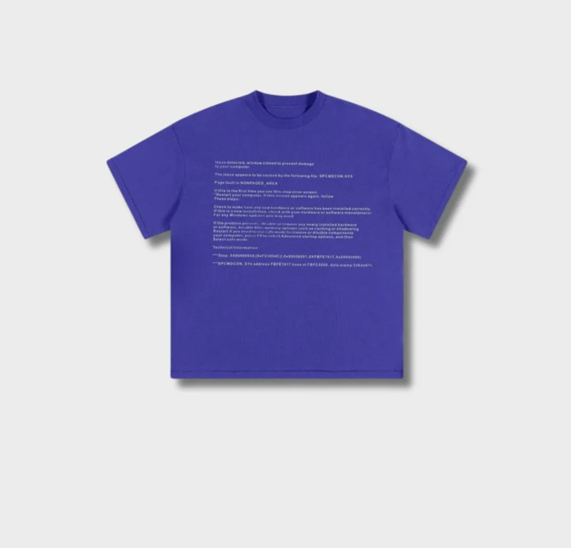 Printed Text T-Shirt