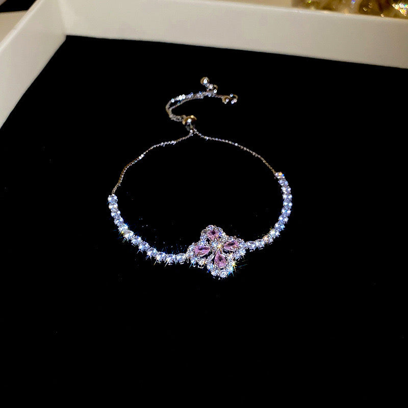 Whisper – Blush Bow Bracelet