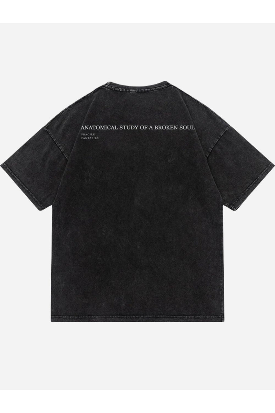T-SHIRT MIT SKELETTDRUCK