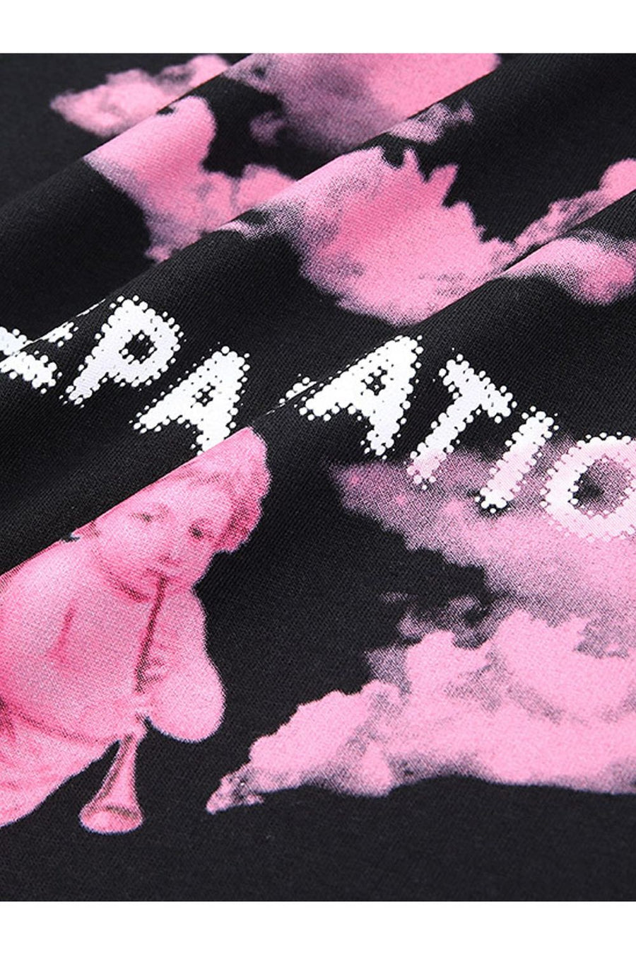 T-SHIRT MIT TRENNUNGSDRUCK
