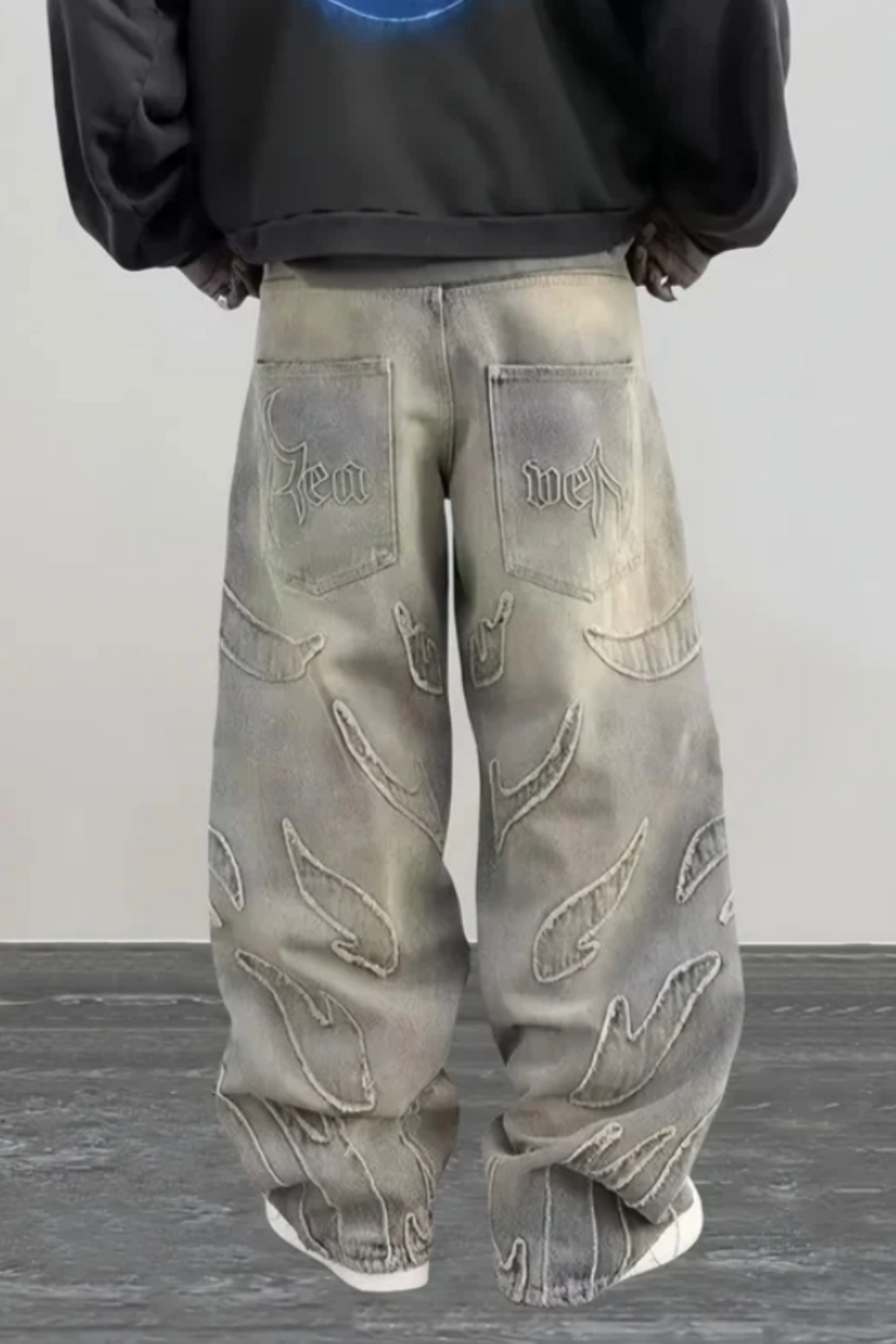 'RAW EDGE' BAGGY-HOSE