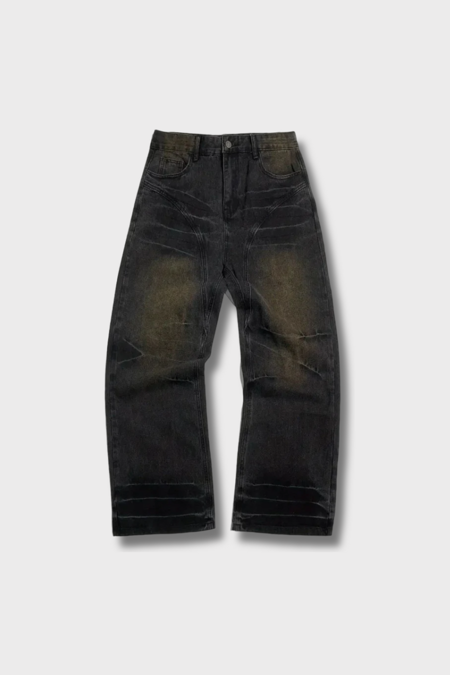 'WEATHERED' BAGGY JEANS