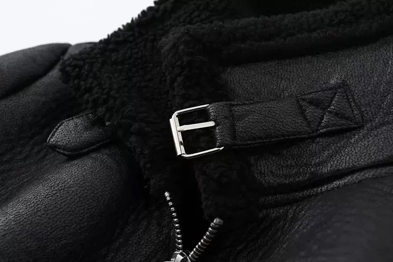 Winter Lederjacke