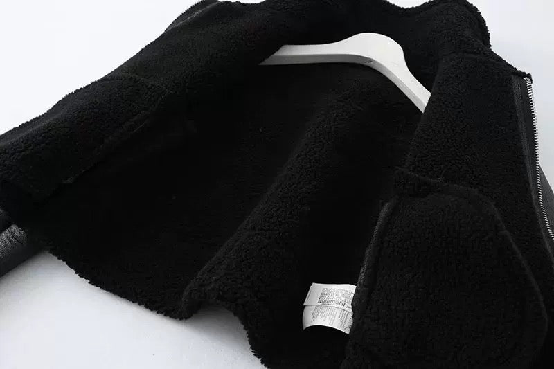 Winter Lederjacke