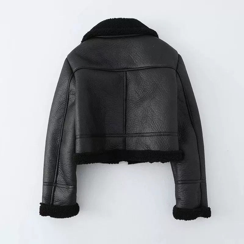 Winter Lederjacke