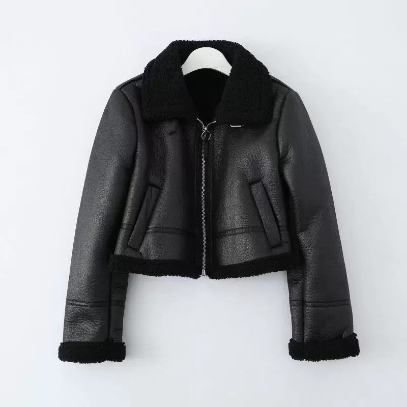 Winter Lederjacke