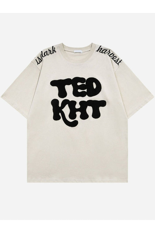 T-SHIRT MIT TEDKHT-DRUCK