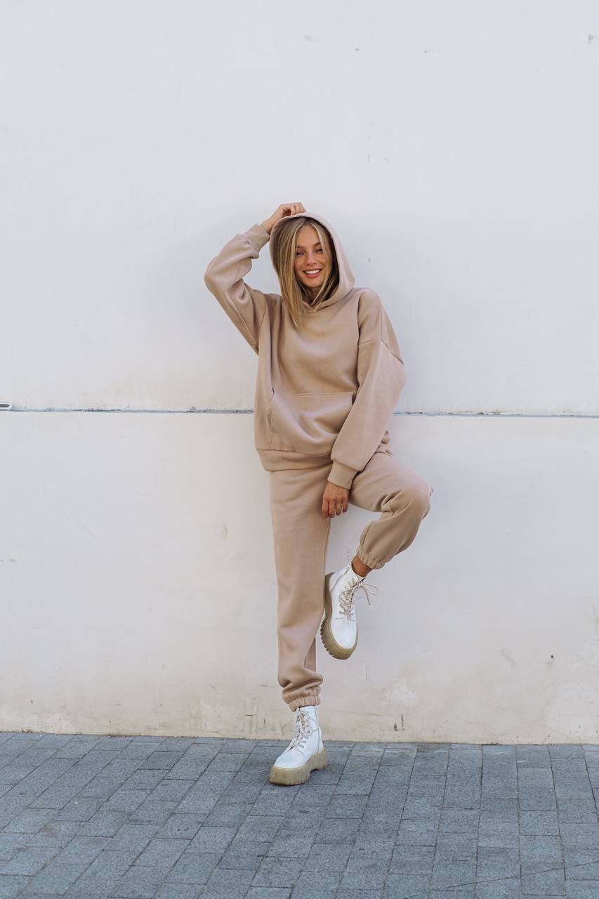 Bold Comfort Oversized Hoodie Tracksuit