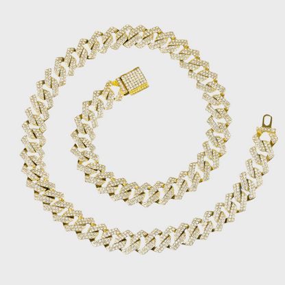 Iced Out Chain - Gold