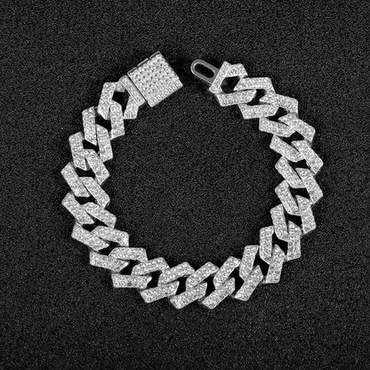 Iced Out Bracelet - Silber