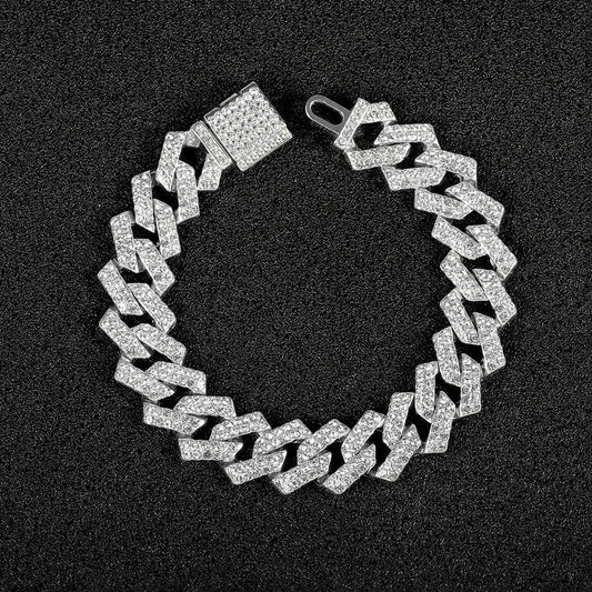 Iced Out Bracelet - Silber