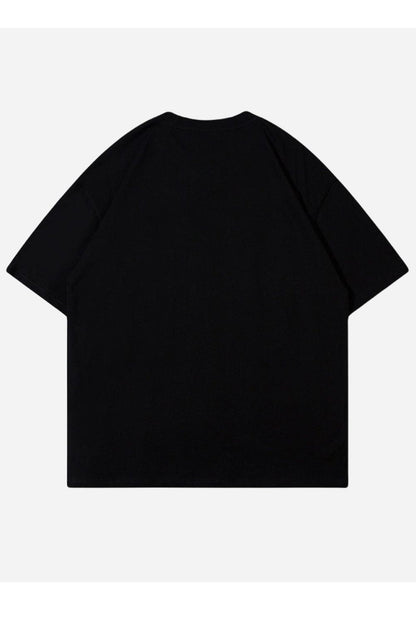 T-SHIRT MIT SKATEBOARD-DRUCK