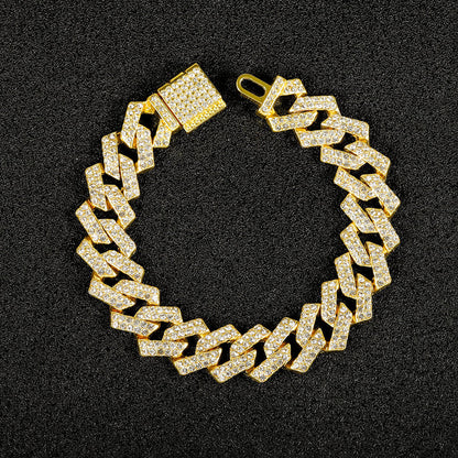 Iced Out Bracelet - Gold