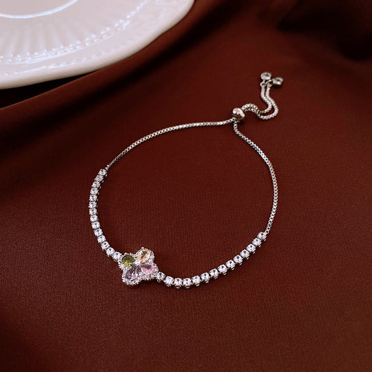 Aurora Papillon – Rainbow Crystal Bracelet
