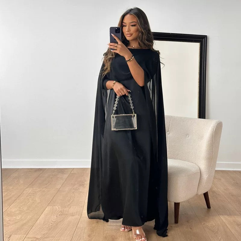 Fleur de Soie Abaya Dress