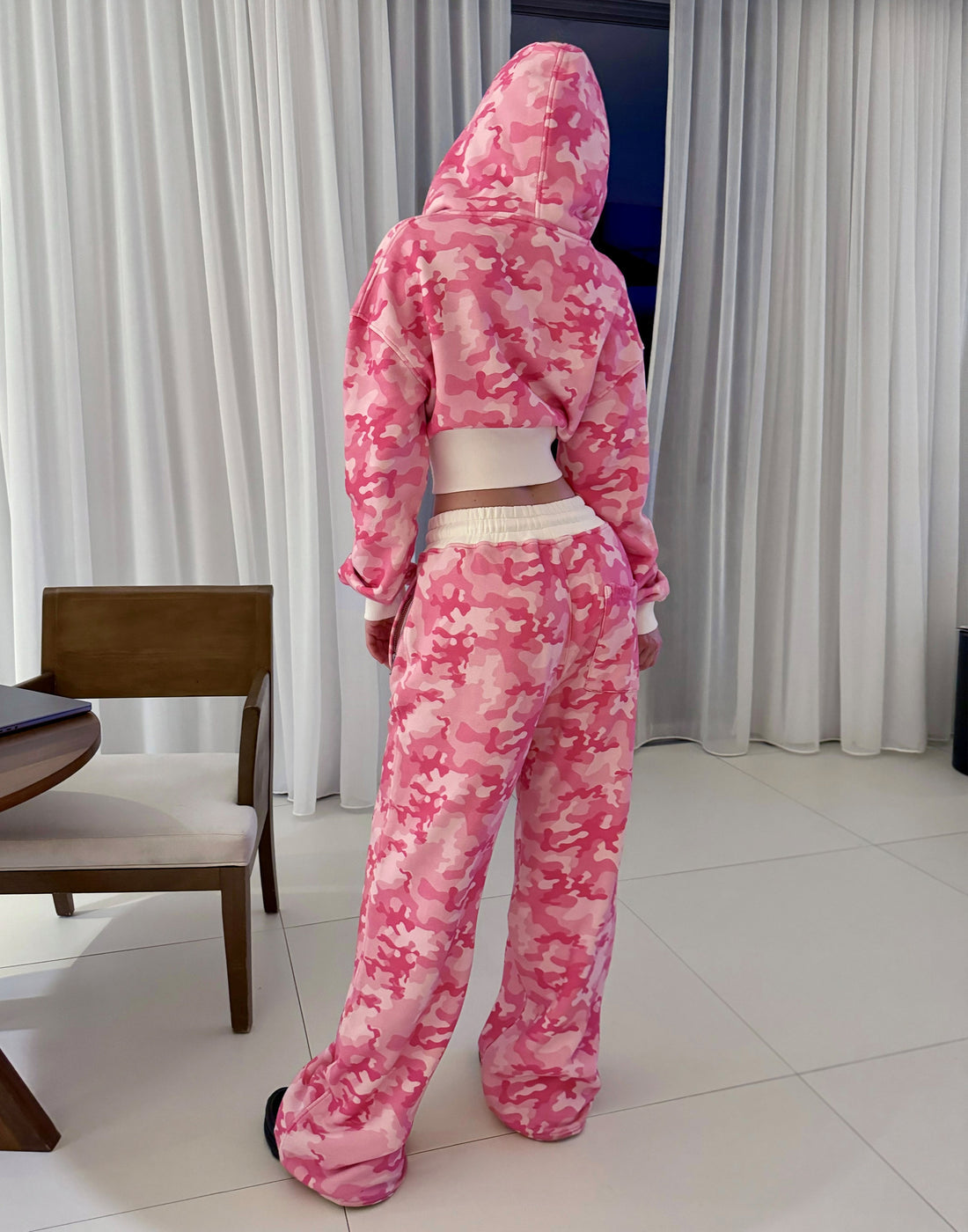 CAMO TRACKIE - MILITARY GREEN & PINK