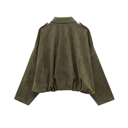 VIRALE WILDLEDER JACKE