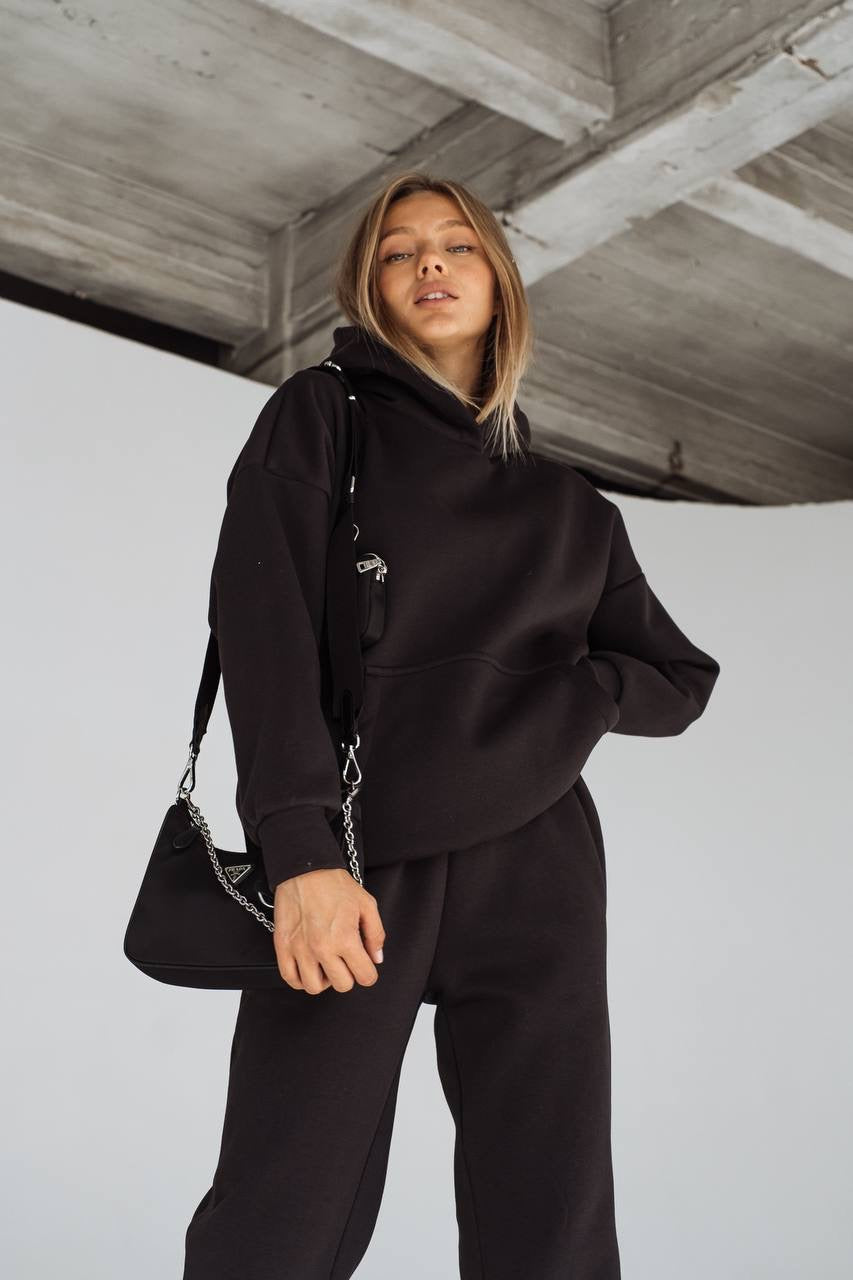 Bold Comfort Oversized Hoodie Tracksuit