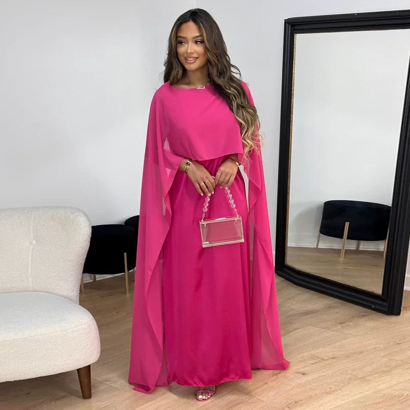 Fleur de Soie Abaya Dress