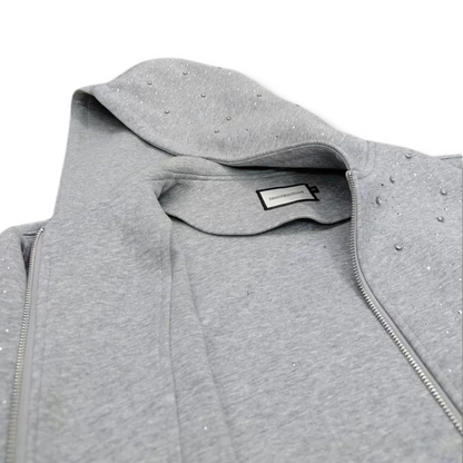 Crystal Zip Hoodie