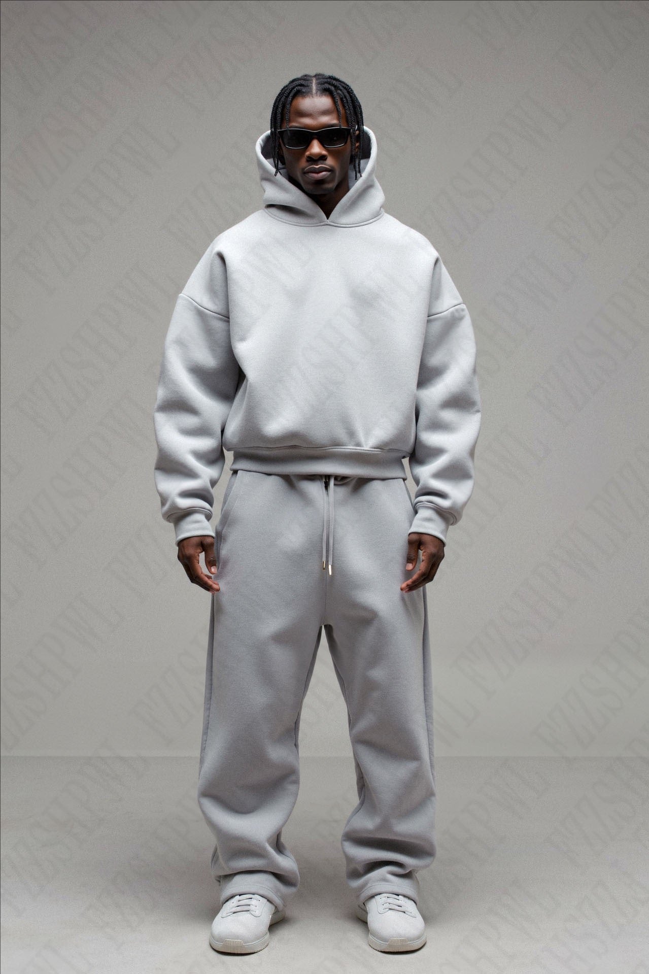 Oversized Heavyweight Hoodie & Sweatpants Tracksuit